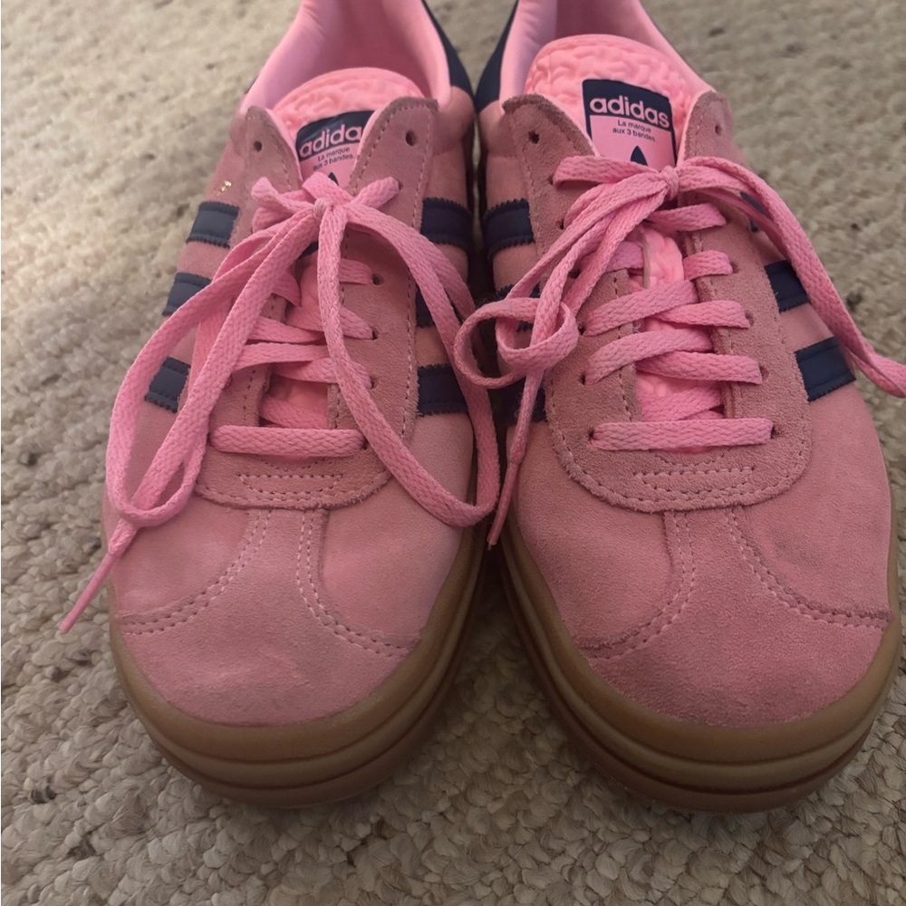 Adidas  Gazelle Pink and Brown Sneakers